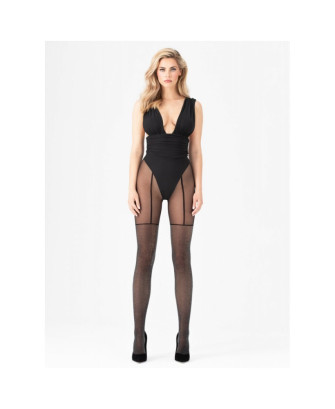Stardust 40 den - noir paiellettes