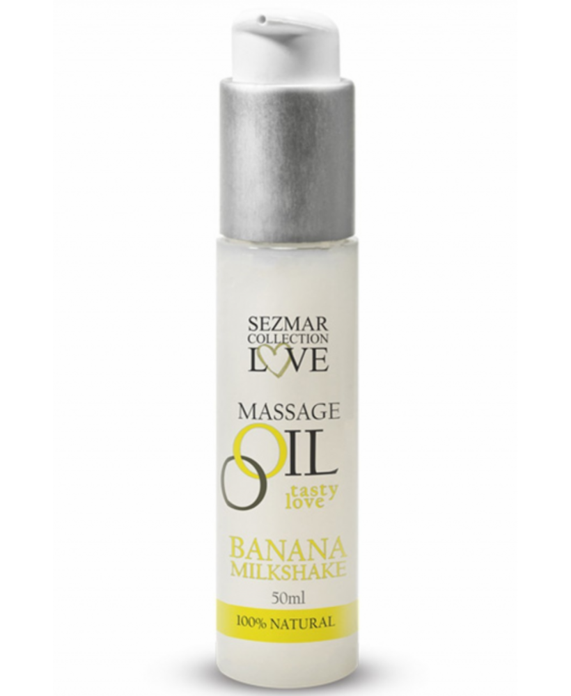 Huile de massage comestible milkshake banane 50ml 