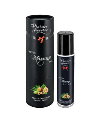 Huile de massage comestible fruits exotiques 59ml 