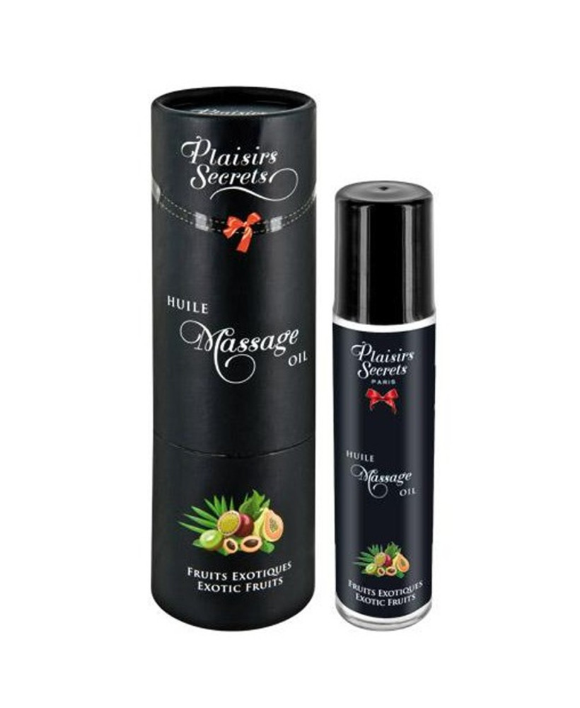 Huile de massage comestible fruits exotiques 59ml 