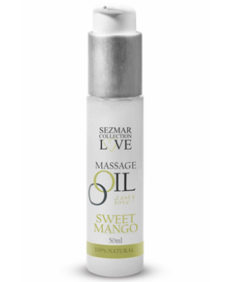 Huile de massage comestible mangue 50ml 