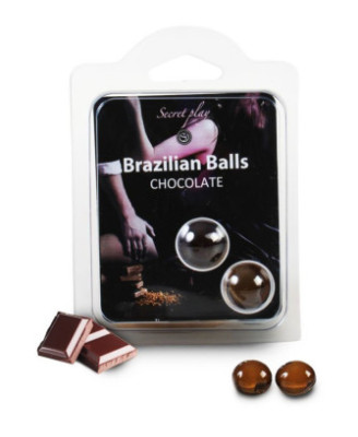 Boules de massage Brésiliennes chocolatées 