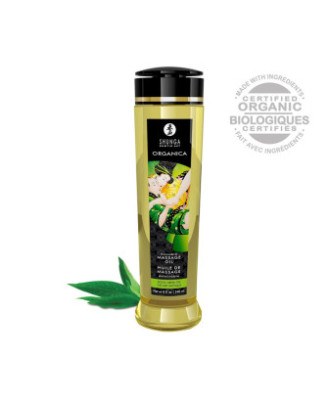 Huile de massage aphrodisiaque Organica bio thé vert 240ml 
