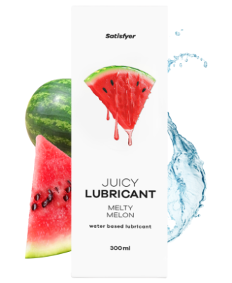 Lubrifiant à base d'eau Pastèque fondante 300 ml Satisfyer 